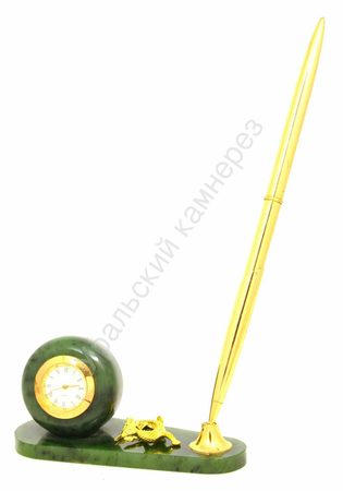 Часы нефрит (нефрит) 110х50х50